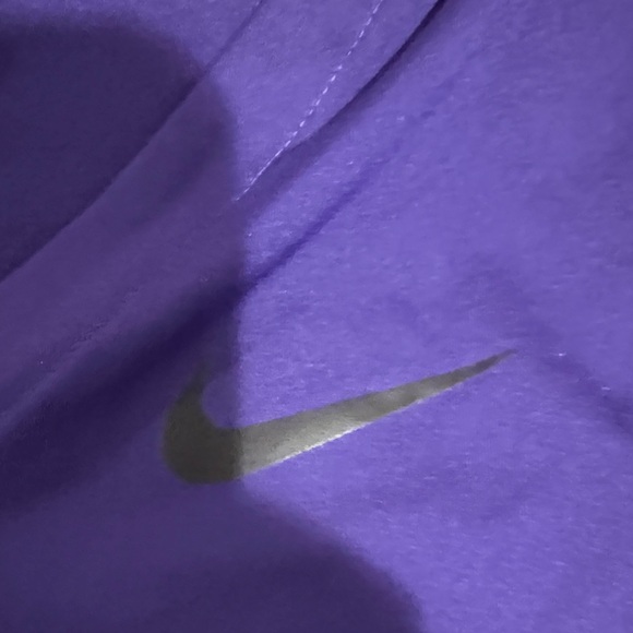 Nike Pro Women's Vivid Purple Long Sleeve Tee - Picture 4 of 6